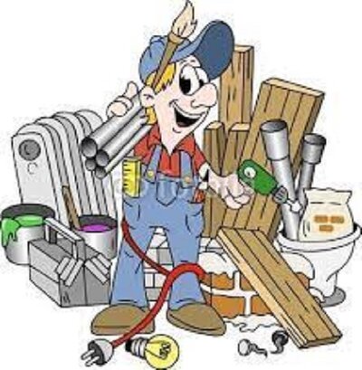 Majstor sa alatom i opremom za održavanje zgrade